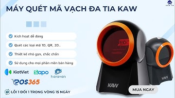 Hướng dẫn sử dụng máy quét mã vạch để bàn CMOS KAW Model GT-8800F