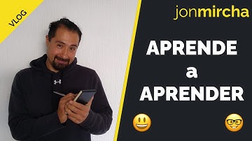 APRENDE a APRENDER 🖐🏻🤓 5 consejos - jonmircha
