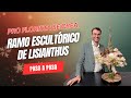 Cómo Crear un Diseño Floral Equilibrado con Estructura de Alambre | Arreglo de Lisianthus