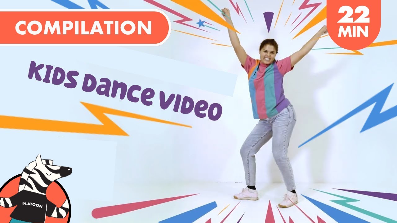 Get Up and Dance 🕺 Dance music compilation for kids 🥳 Platoon Kids