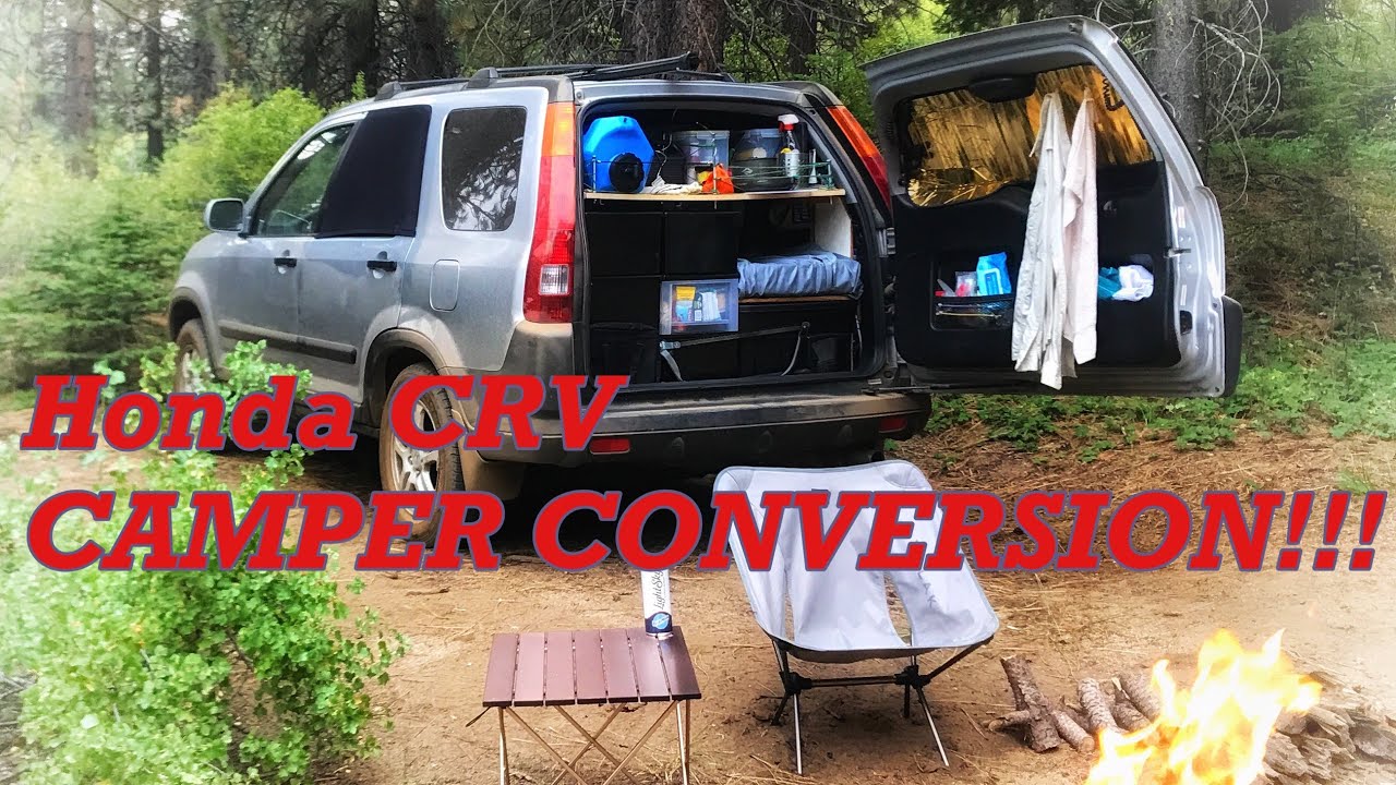 Honda CRV CAMPER CONVERSION (Full Time / DIY) YouTube