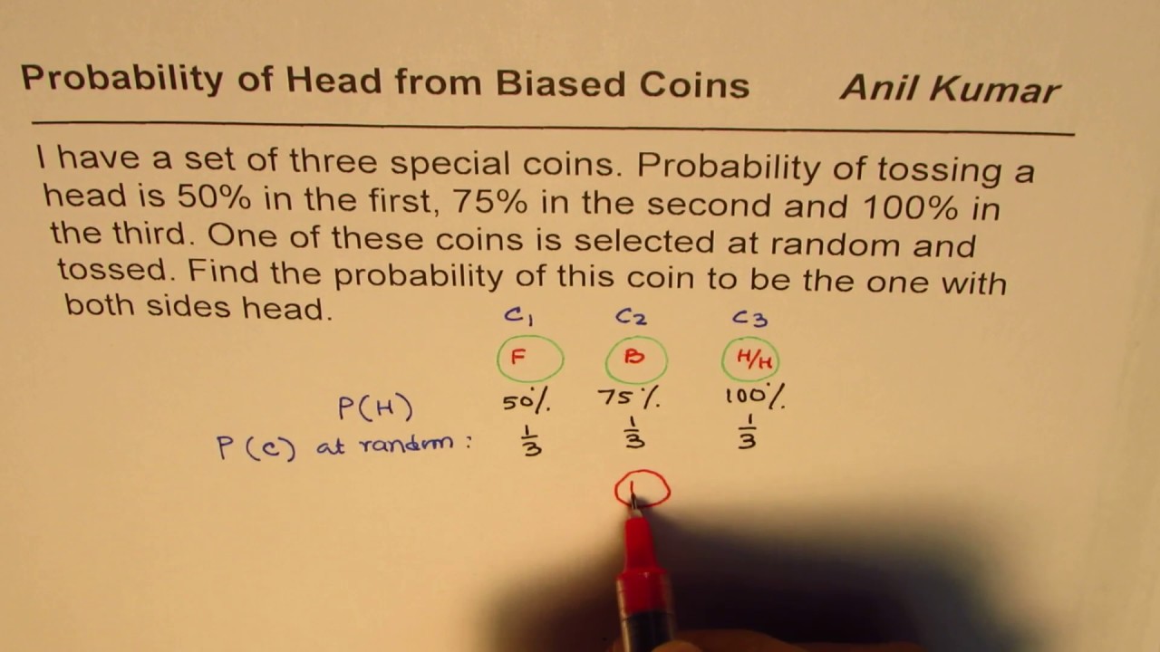 hypothesis testing biased coin