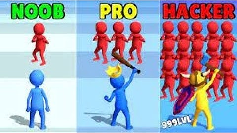 Join Clash 3D - NOOB vs PRO vs HACKER - Gameplay Walkthrough Levels 5xx (Android,iOS)