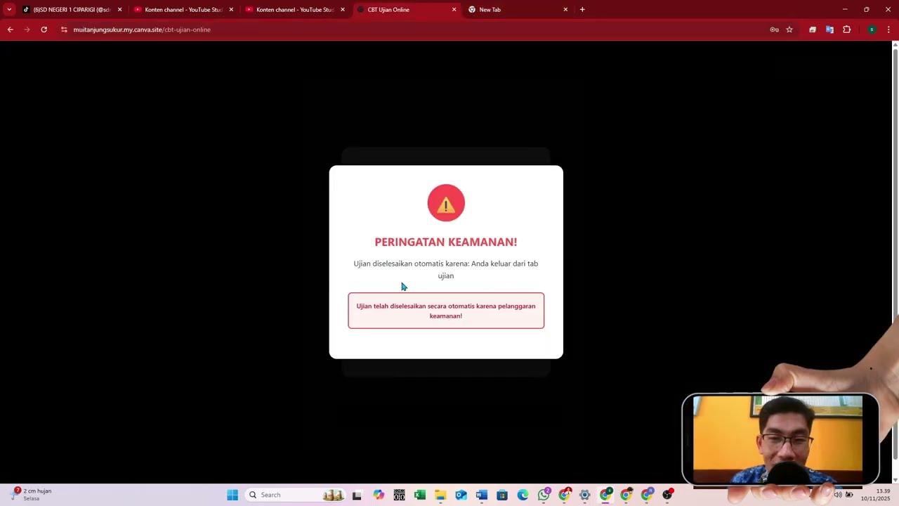Canva AI Code : Membuat Aplikasi Ujian dilengkapi Anti Mencontek, Sisipkan soal Gambar