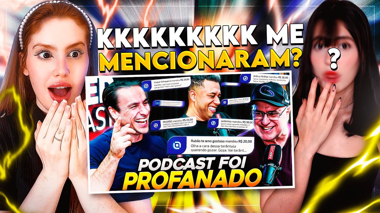 REACT | XANDÃO e RUBÃO respondendo os PIXS do CHAT no REDCAST | CR Reacts
