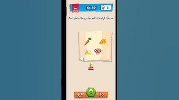 IQ boost level 39 | complete the group with the right items |