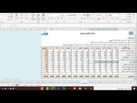 خطة العمل لريادة أعمال 2 الجزء الأول