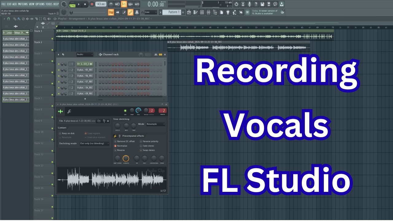 How to Record Vocals in FL Studio - Beginner Tutorial - YouTube
