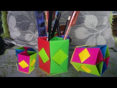  Cara  membuat  Kotak  Pensil  dari  Kertas YouTube