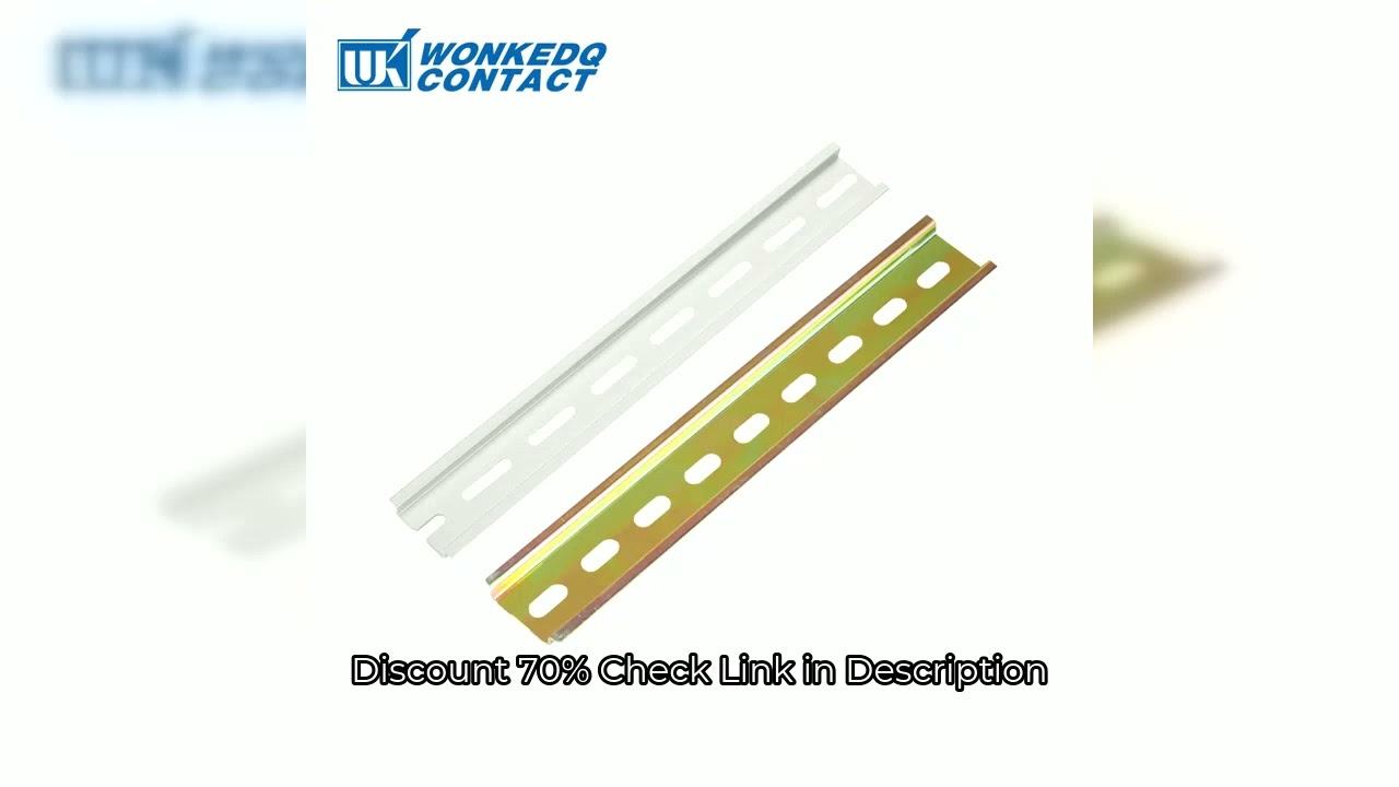 DIN Rail NS35/7.5 Steel/Aluminum Thickness 1mm/1.5mm NS 35-S/AL Mounting Terminal Block Installation