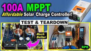 New Affordable 100 Amp MPPT Solar Charge Controller - MakeSkyBlue updated design test and #review
