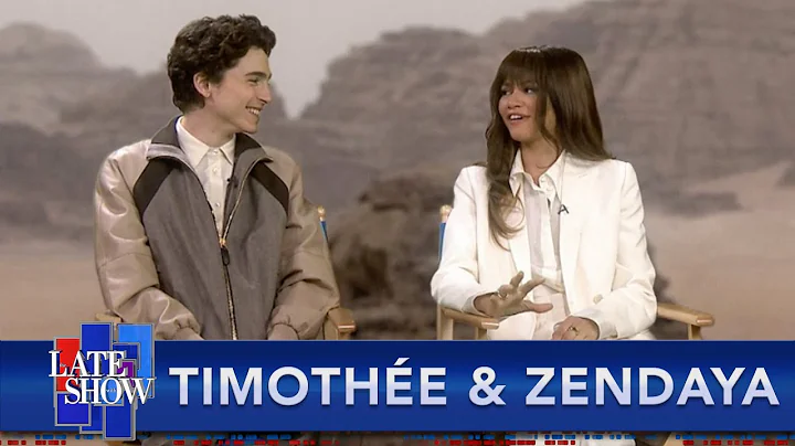 We're On Arrakis With Zendaya & Timothe Chalamet F...
