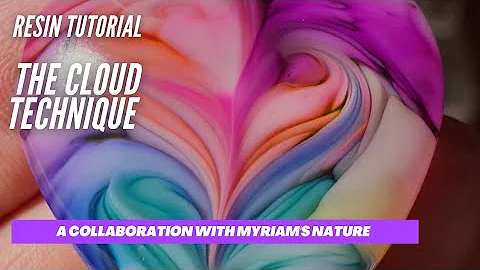 The Cloud Technique with Alcohol inks in Resin. A Video by Daniel Cooper