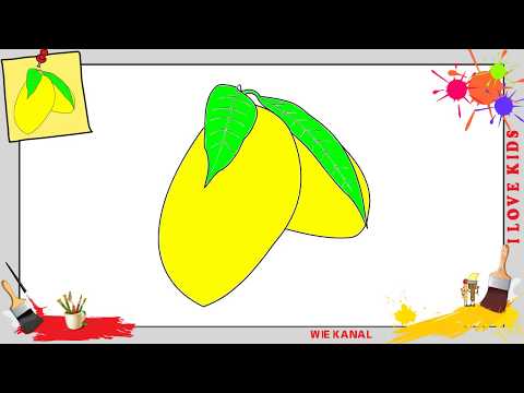 Video: Wie Man Lernt, Eine Mango Zu Zeichnen