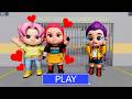 K-POP BABIES! ROMANCE FALL in LOVE WITH MIRA! BARRY’S PRISON RUN! #obby #roblox