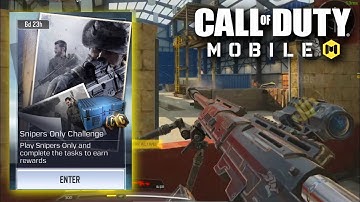 *NEW* Game Mode SNIPER ONLY Challenge in Call of Duty Mobile | CoD Mobile Multiplayer Gameplay