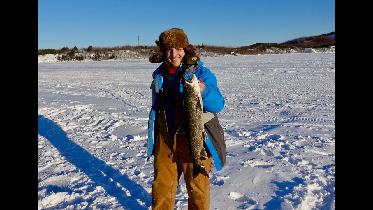 Brutal -45 degree temps, ice fishing for 3 species, and good news for Gunflint Trail winter campers