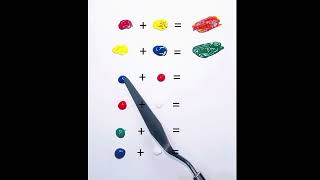 Colour mixing part 1| How to mix colour | beginners guide #shorts #primarycolours #asmr