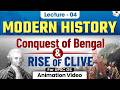 Modern History for UPSC Prelims 2026 | Conquest of Bengal &amp; Rise Of Clive | Lec 04 | StudyIQ IAS