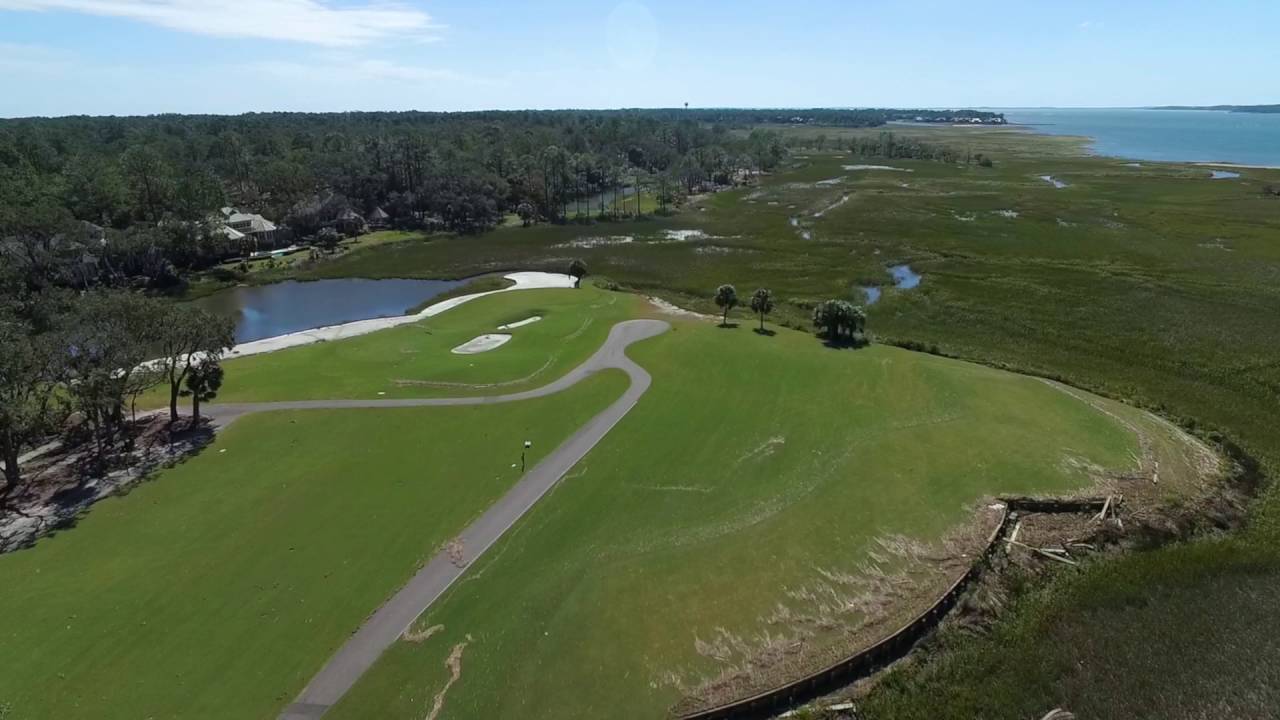 Aftermath of Hurricane Matthew at Harbour Town Hilton Head Island - YouTube