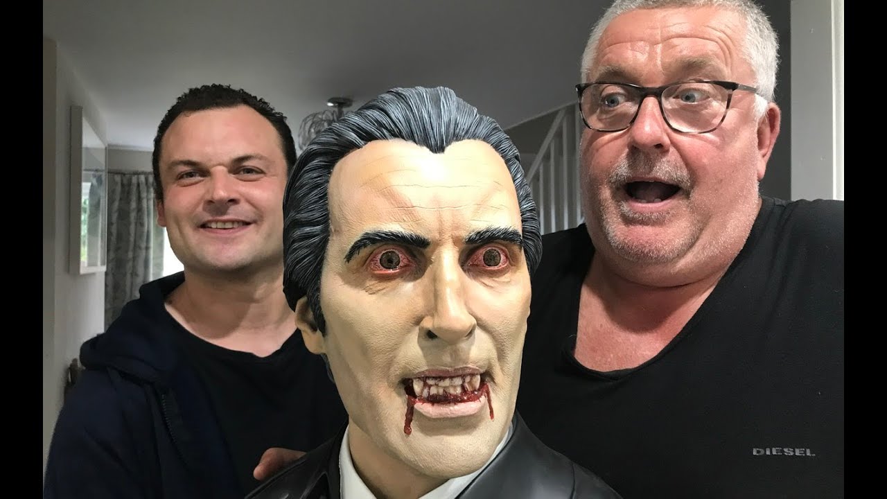 Amazing Count Dracula bust…. painted by my dad!