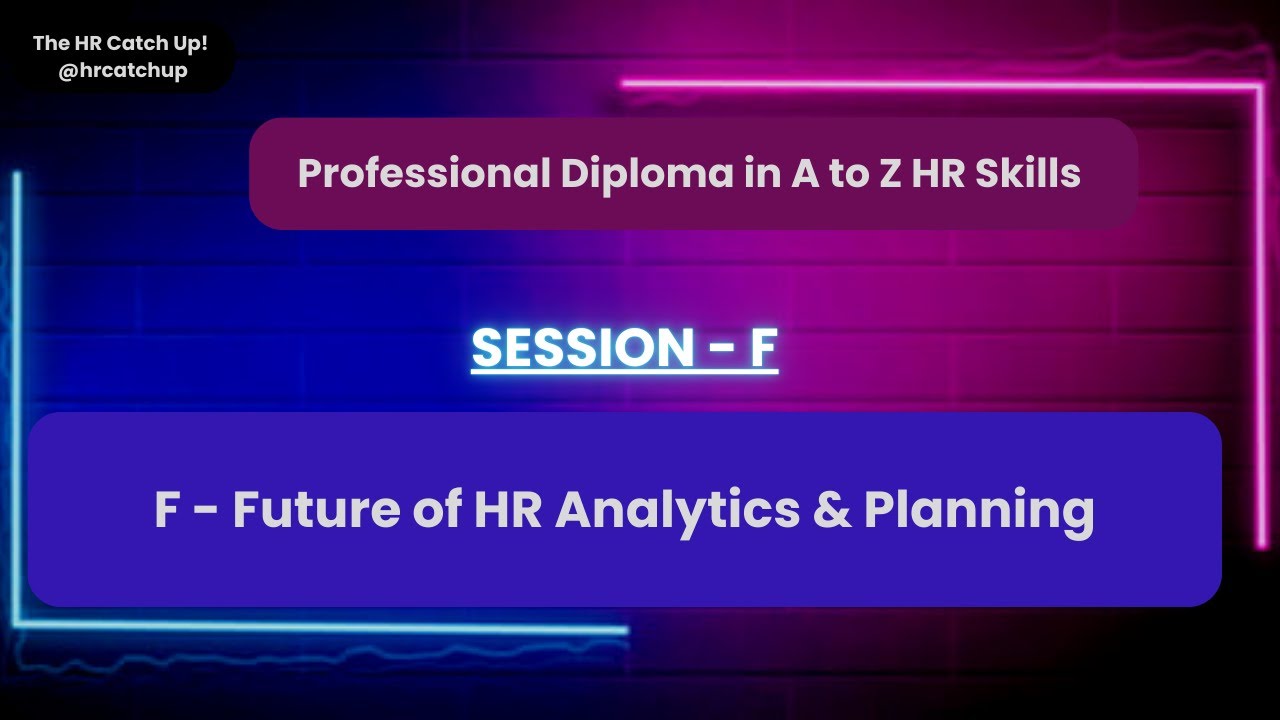 F - Future HR analytics - YouTube