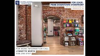 For Lease - Prime Downtown Janesville Storefront 19-113 E. Milwaukee Street Janesville, WI 53545