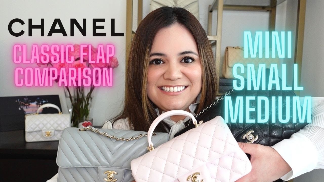 Chanel Flap Comparison  Small vs Medium vs Mini Flap, Wear & Tear, Mod  Shots, Is it Worth it? 