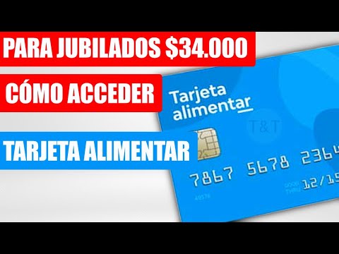 ✅PARA JUBILADOS: TARJETA