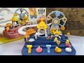 Game console toy unboxing evaluation, little yellow duck car breakthrough adventure toy game set