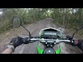 KLX300 first ride off road