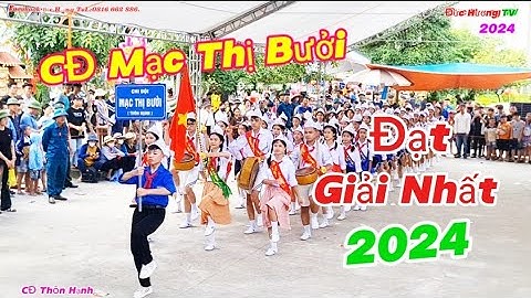 CĐ Mạc Thị Bưởi Thôn Hạnh Đạt Giải Nhất / Hội Trại Hè Xã Đông Lỗ Huyện Hiệp Hòa BG  Ngày 1-9-2024