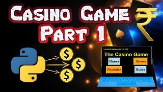 The Casino Game in Python | 3 Games in ONE with Graphics ( GUI ) | Using Tkinter |Part 1 [ In Hindi] screenshot 2