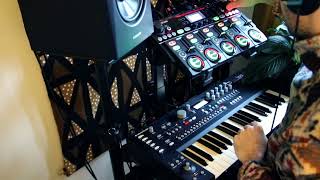 First jam with Boss RC505 + Analog Keys