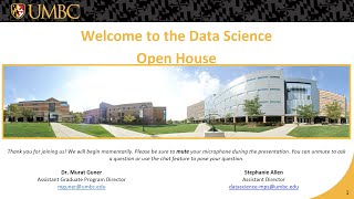UMBC Data Science Graduate Programs Open House - USG Wealth