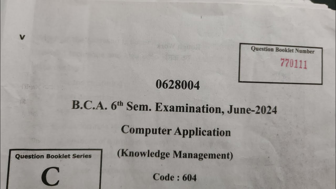 Knowledge Management Mcqs Answers || Maa SHAKUMBRI UNIVERSITY 2024 ...