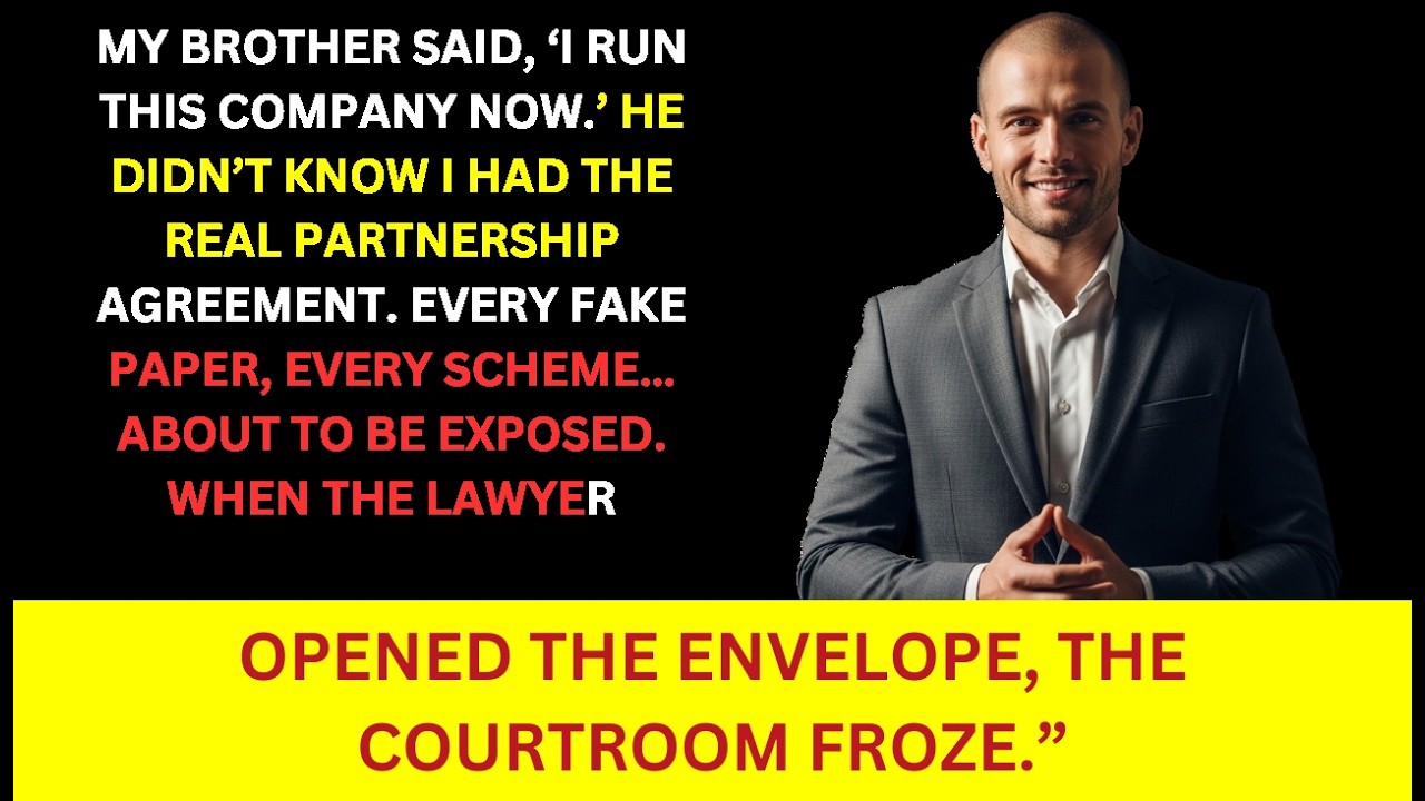 My Brother Said I Didn’t Deserve Dad’s Business — The Court Read the Partnership Agreement