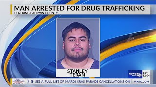 VIDEO: North Carolina man arrested for drug trafficking in Baldwin County