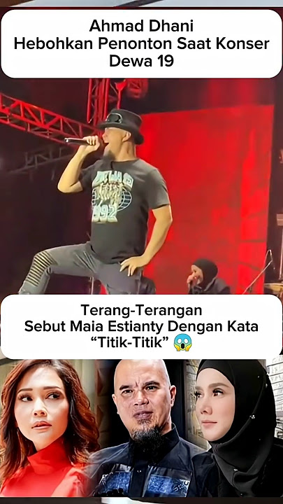 Ahmad Dhani Hebohkan Penonton Saat Konser Dewa19 😱#ahmaddhani #shortvideo