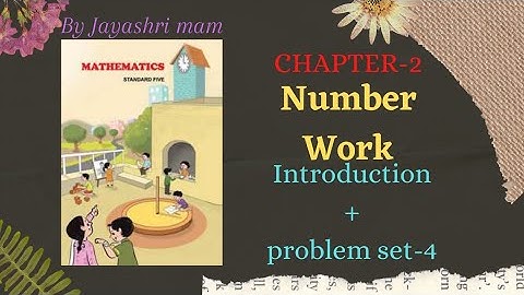 Number Work(Introducing seven digit numbers)Class-5th//Chapter-2//Problem set 4//By jayashri Mam