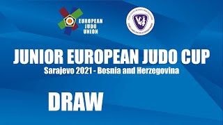 Junior European Judo Cup - Sarajevo 2021 - DRAW - YouTube