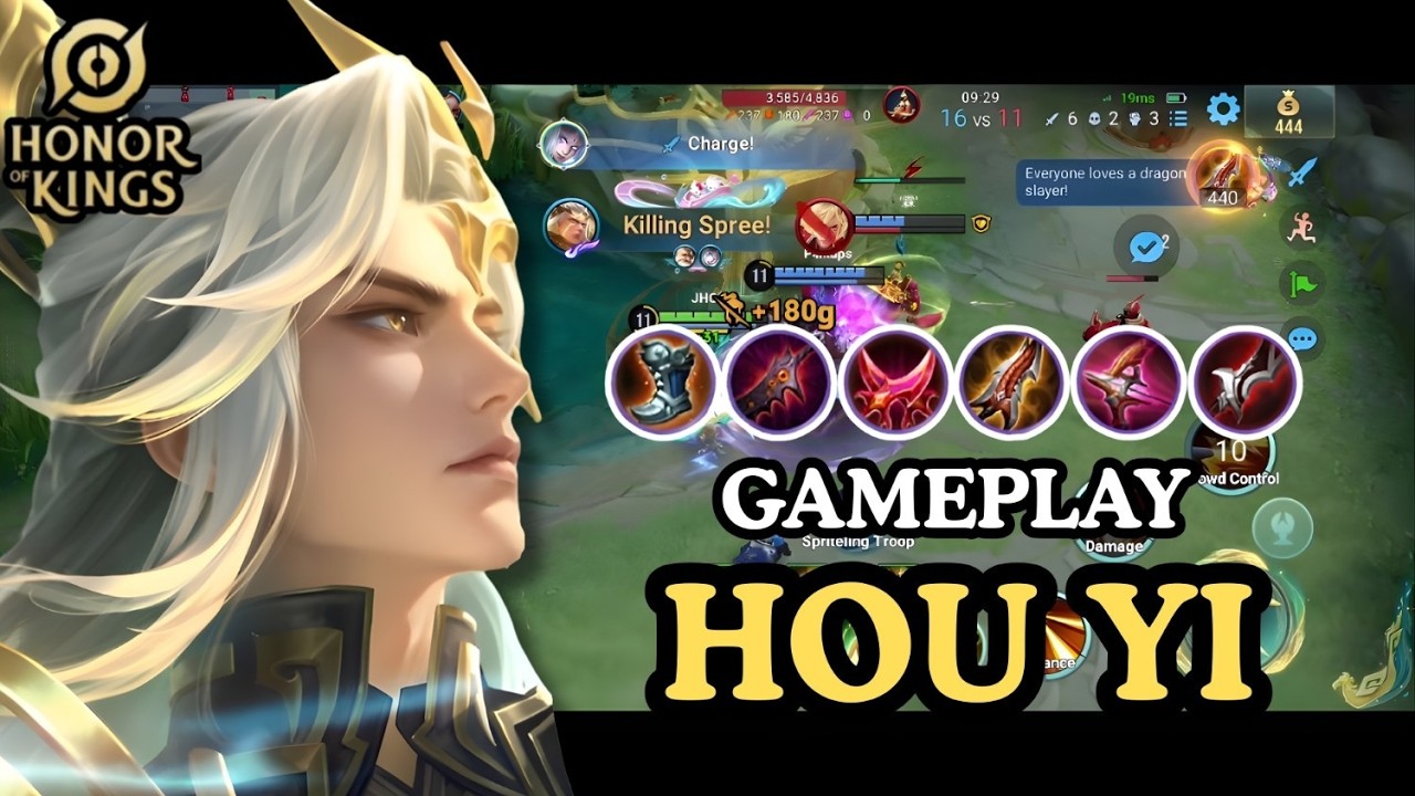 HUO YI INSANE DPS AGAIN! 🏹 Teamfights Instantly Won! | Honor of Kings