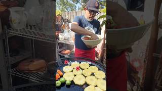 Piña asada #streetfood #canaldecocina #recetas #cocinaconsabor #asado #comidamexicana #cocina #food