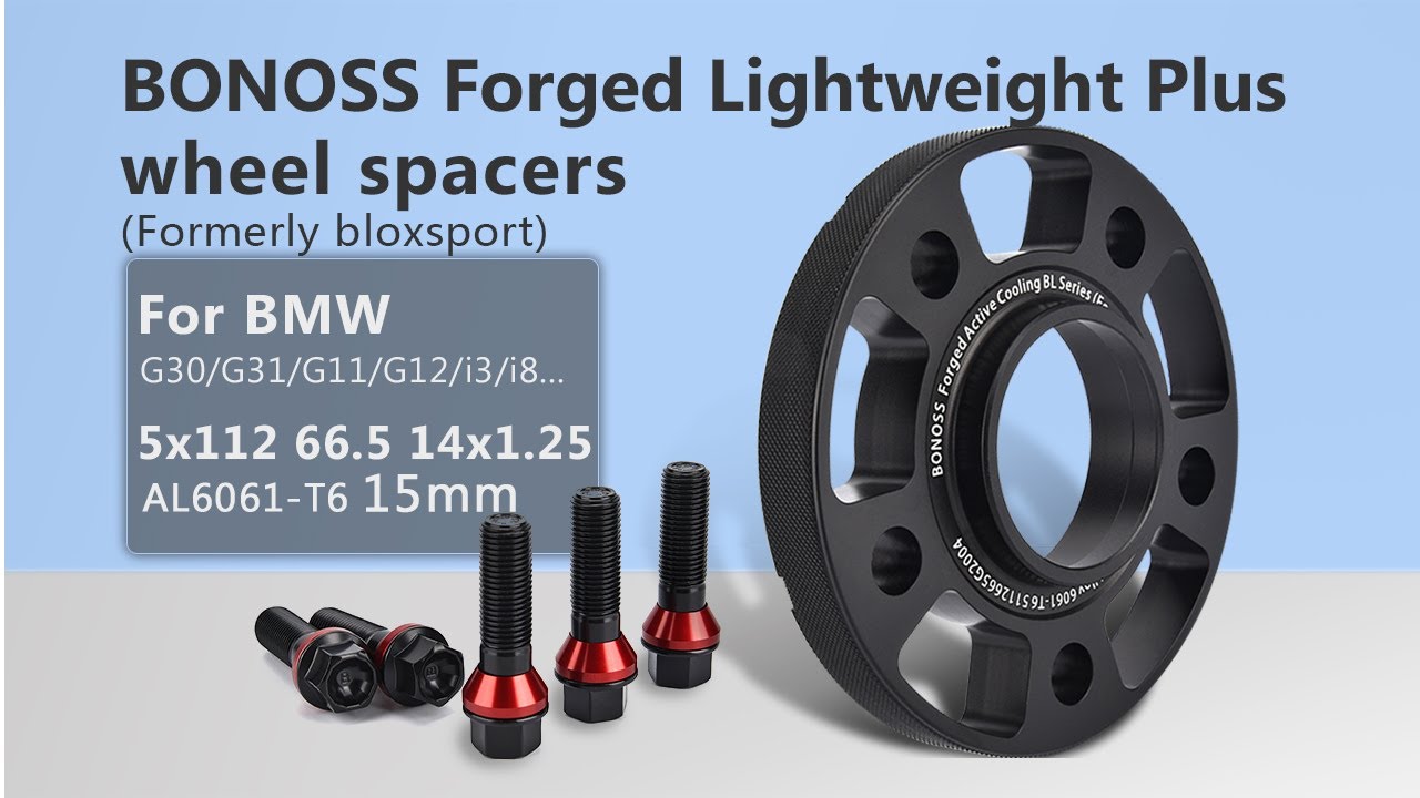 BONOSS Lightweight Plus AL6061T6 15mm 5x112 Wheel SpacersBMW