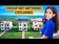 Group Net Metering Explained! | 1 Solar System = 3 घरों के Bills कम?