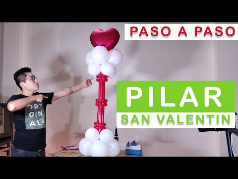 ✅ COLUMNA SAN VALENTIN 🎈 sin estructura - SOLO GLOBOS