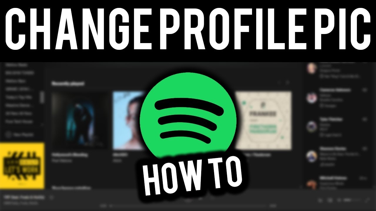 how to change spotify biography