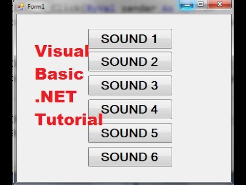 Visual Basic .NET Tutorial 35 - How to Play System Sounds and Beep in VB.NET