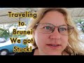 WE GOT STUCK TRAVELING TO BRUNEI! - How to get to Brunei| Kunyit 7 Lodge Kampong Ayer | Local Food