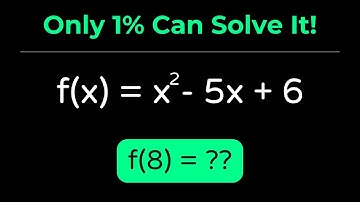 Find f(8) Without a Graph – Step-by-Step Function Evaluation for Beginners